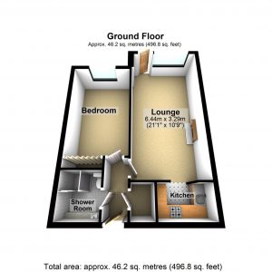 3 D Floor plan